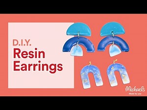 DIY Resin Earrings | Jewelry Making | Michaels