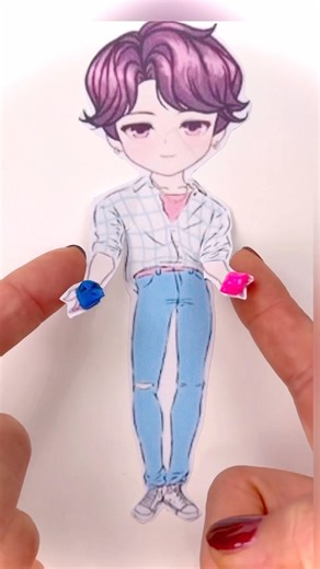 Blue & Pink… What Appears? 💙+💖 #colors #short