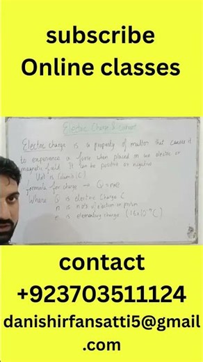 Electric Charge and Current | Basic Electricity Explained #Shorts