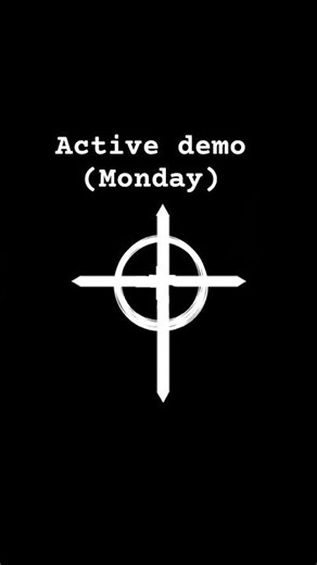Active work on the demo control. Release-Monday.