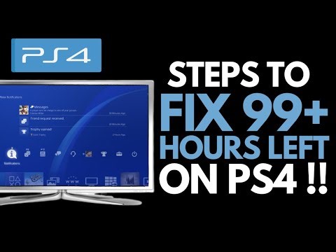 How to Fix 99+ Hours While Downloading a Game on PS4 !