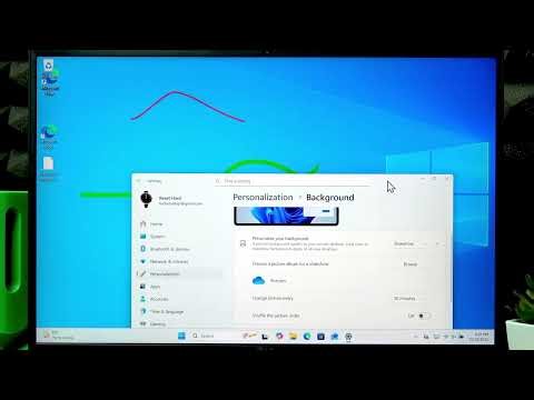 How to change the wallpaper on LG Gram 1