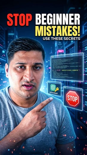 Stop Using ChatGPT Like a Beginner! 🛑 (Try These Secret Commands)#shorts