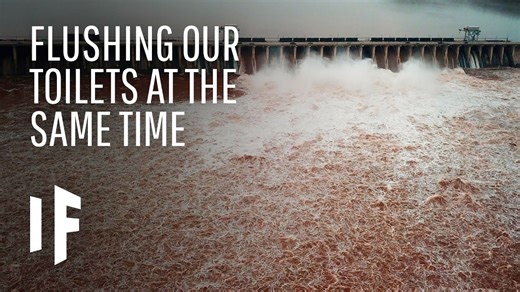 Suppose everyone flushed their toilets at the same time