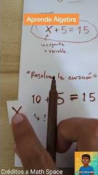 Introducción a las Ecuaciones: El Primer Paso en el Álgebra #algebraicamente #algebra