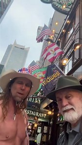 Bernie Reilly from Connolly's Irish Pub Times Square NYC was joined by a very famous naked cowboy with a little message for us on the other side of the Atlantic 👋🏻☘️ | Midwest Radio