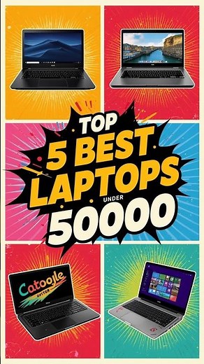 💻 Top 5 Best Laptops Under ₹50,000 in 2025 💥⚡#tech #laptop