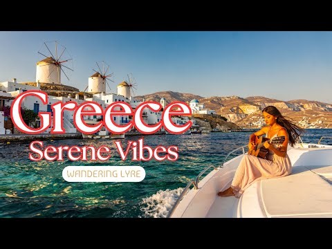 Greek Serene Melodies | Island Hopping Vibes with Relaxing Greek Coastal Music for Tranquil Night
