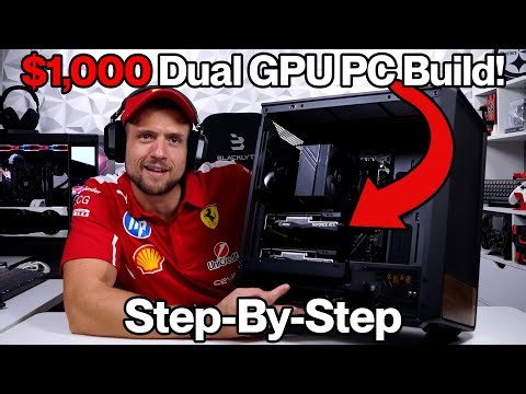 How to Build a $1,000 Dual GPU Gaming PC (Intel i5-12400F and 2 RTX 3050s)