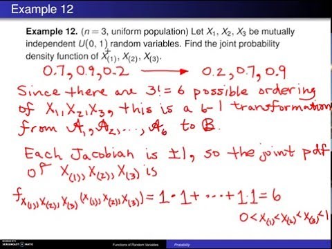 Order statistics -- Example 2