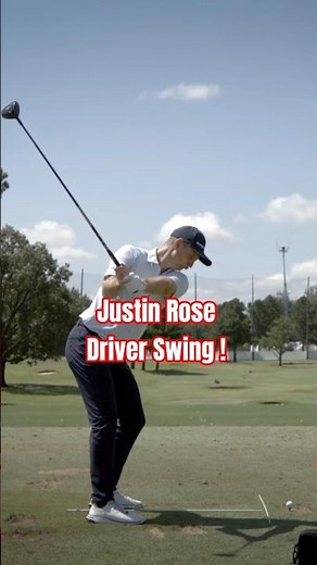 Justin Rose Driver Swing In Slow Motion #justinrose #pga #golfswing #golfer #driver