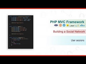 PHP MVC Framework - #20 - Building a Social Network - User sessions