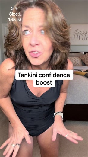 This tankini swimsuit is all about feeling confident and beautiful, especially with the ruched design that smooths and flatters the stomach It’s one of those swimsuits that just feels right the second you put it on — perfect for pool days, beach trips, and vacations. #tankini #cruisewear #swimsuitcheck #confidencewear #tiktokshopcreatorpicks