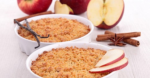 Crumble facile aux pommes express au airfryer