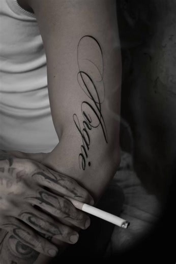 Script tatts #script #tattooideas #tattooed