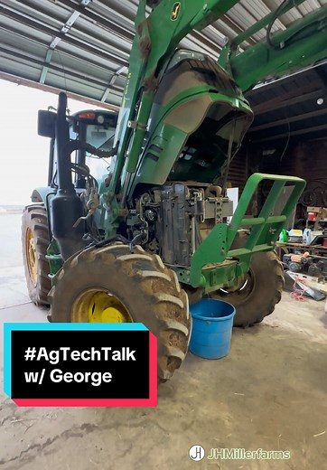 Fixing Coolant Leaks on John Deere 6120M Tractor