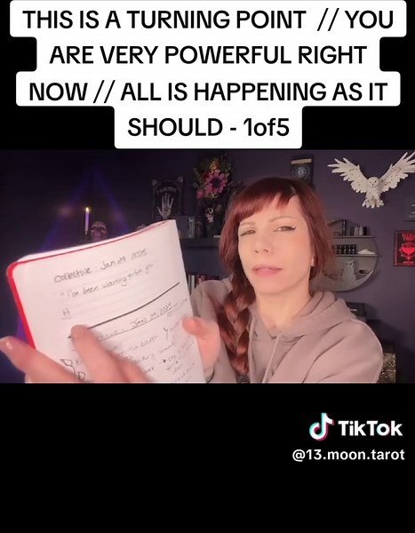 THIS IS A TURNING POINT ⧸⧸ YOU ARE VERY POWERFUL RIGHT NOW ⧸⧸ ALL IS HAPPENING AS IT SHOULD - 1of5#tarot #tarotreading