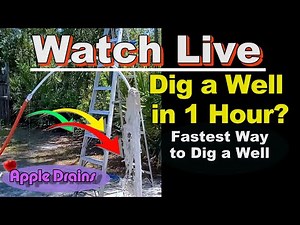Fastest Way to Dig a Well - LIVE STREAM