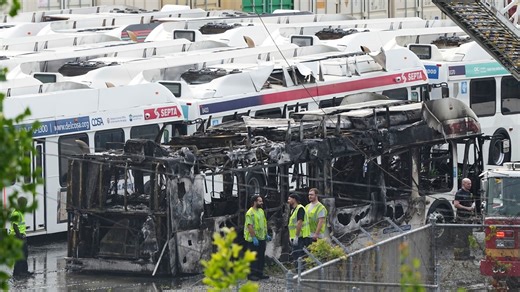 No injuries when fire erupts at Philadelphia transit lot filled with decommissioned buses