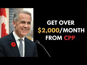 How To Receive Over $2,000 Per Month From the Canada Pension Plan (CPP)? #canada #cpp