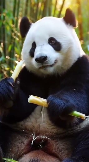 A Panda's Feast ASMR. 🤤 #panda