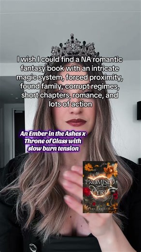 An Ember in the Ashes meets Throne of Glass ❤️‍🔥 in Promised to the Pyre #booktubetbr #bookrecs