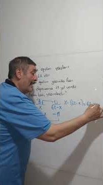 KPSS Practice: Age Problem #kpssmathematics #yks #kpssundergraduate #tyt #kpssquestionsolutions #...