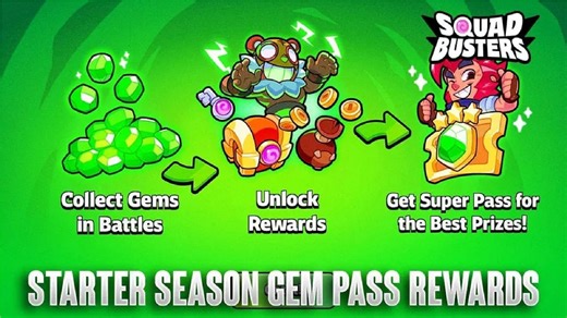 Squad Busters Seasonal Gem Pass: Season 2 milestones, rewards, and more