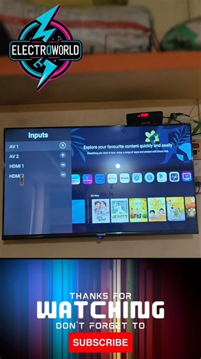 led tv input setting | led tv no signal problem | av mode setting | setbox connect kaise kre setting