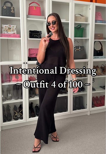 Outfit 4 of #100outfits 🖤 #fyp #fypシ #foryoupage #fashion #luxury #designer #ootd #styling #GRWM #intentionaldressing