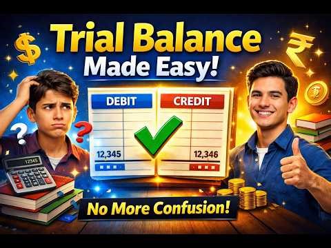 Trial Balance Explained | Full Accounting Concept | Errors, Format & Examples