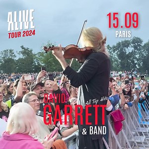 269 reactions · 64 shares | Ne manquez pas DAVID GARRETT en France  Préparez-vous à une soirée magique au Zénith Paris - La Villette le 15 septembre 2024.  15 septembre 2024  Zénith Paris - La Villette, France | David Garrett | Facebook