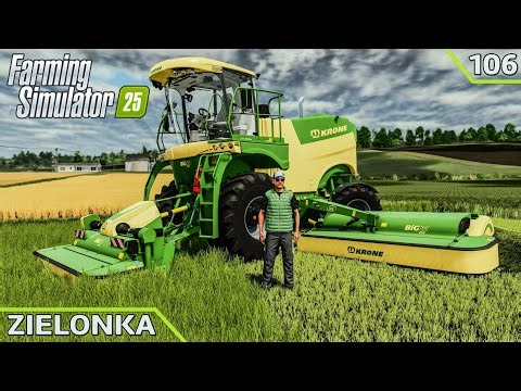 Leasing the KRONE BIG M self-propelled mower | ZIELONKA | Farming Simulator 25 | Ep.106