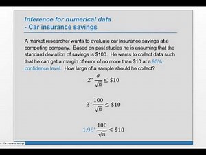 Example Exercise: 7.13 (OpenIntro Statistics / Advanced High School Statistics)
