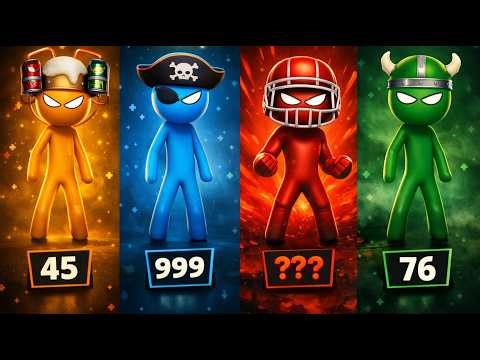 Stickman Party Madness 😱 | Crazy Mini Games Battle (Full Gameplay)