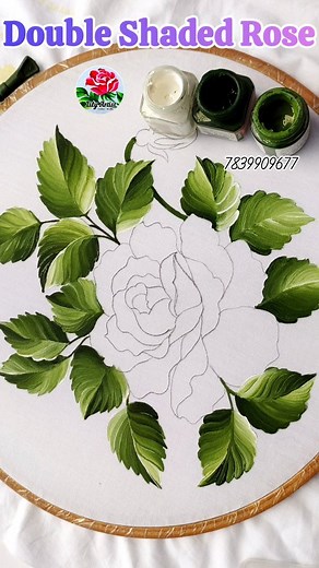 Fabric painting| Painting Class | Rose Painting step by step tutorial Yt channel - Lily artist fabric works [Learn, Fabric Painting, YouTube, step by step, tutorial, Art... | Instagram