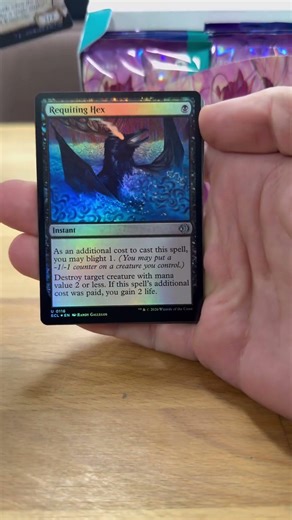 Day 86 of ♾️, Magic the Gathering: Lorwyn eclipsed. Ripping this collector booster bothe next vids!!