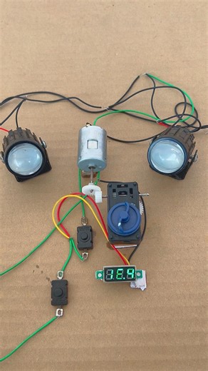 Powering bike lights using reverse power generation#shorts