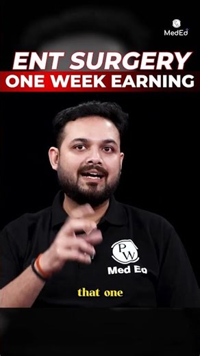 ENT Surgeon’s 1-Week Salary Revealed! 😱 #mbbs #neetpg2026 #neet #fmge