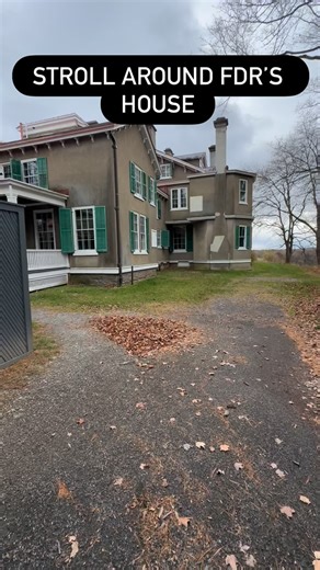 Took a still around Franklin Roosevelt’s house in Hyde Park, NY on a brisk Autumn day in November 2025. #history #franklinroosevelt #president #hydepark #newyork | The Nutty Historian