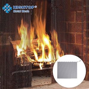 [Hot Item] Metal Chain Coil Drapery Stainless Steel Wire Mesh Fireplace Screen Curtain