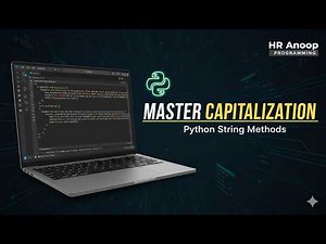 Python Tutorial: Capitalize Paragraph First Letters Like a Pro! 🚀 #python #Coding #HRAnupProgramming