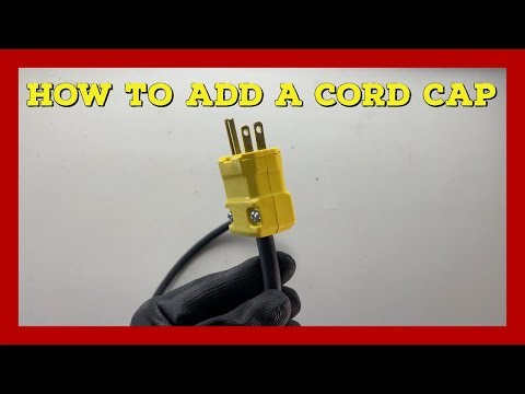 How to add a Cord Cap - How to terminate a male cord cap - The Electrical Guide