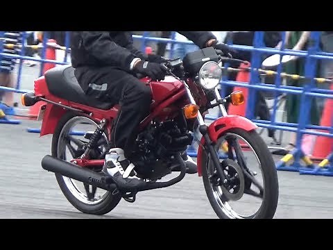 ホンダ初の2スト50ccスポーツ MB50が走行