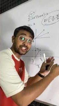 Graph of a inverse trigonometric function. #jeeproblems #sandipsir #maths #viralshorts