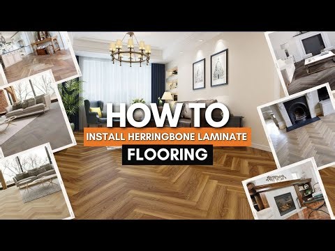 How to Install Herringbone Laminate Flooring - Sideways