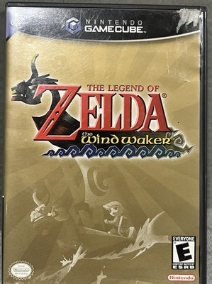 Vintage Nintendo Gamecube Legend of Zelda Gold The Windwaker Complete Video Game | eBay