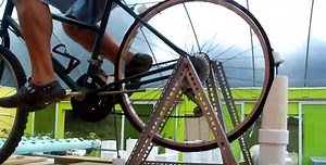 Can You Figure Out How This Bike-Powered Water Pump Works? | Make: