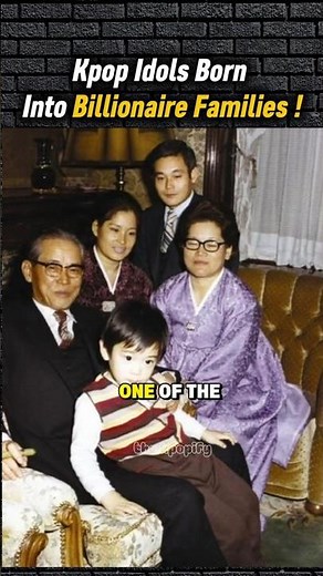 Kpop idols with crazy rich families! #KPOP #shorts