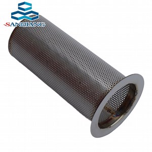 [Hot Item] Filter Tube Stainless Steel Screens Tube Sink Leaking Air Strainer 304 Perforated Filter Pipe Mesh